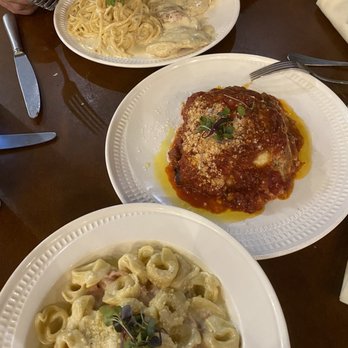 Zio Sal - Tortellini Alla Panna, Lasagne Bolognese, and the Pollo a Tuo Piacere with side pasta - Italian Near Me - Redmond, Washington