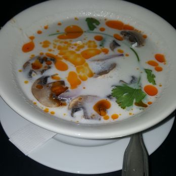 Kao Thai Kitchen - Chicken Tom Kha   Rich and Savory. Definitely comfort food. - Thai Near Me - Pinellas Park, Florida