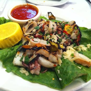 Atlantic Fish - Grilled calamari - Seafood Near Me - Boston, Massachusetts Atlantic Fish - Grilled calamari - Seafood Near Me - Boston, Massachusetts