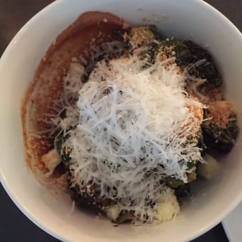 Launderette - Brussel sprouts with apple-bacon butter, pecorino, and pickled apple pieces - New American Near Me - Austin, Texas Launderette - Brussel sprouts with apple-bacon butter, pecorino, and pickled apple pieces - New American Near Me - Austin, Texas