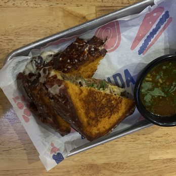 Fonda Lupita - Birria Grilled Cheese - Mexican Near Me - Sanford, North Carolina Fonda Lupita - Birria Grilled Cheese - Mexican Near Me - Sanford, North Carolina