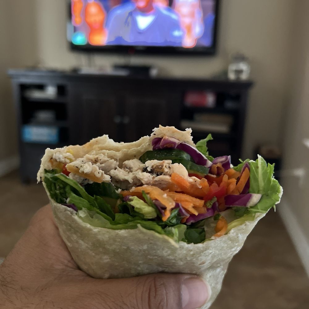 Salad and Go - Thai wrap missing any sauce or dressing - Salad Near Me - Austin, Texas Salad and Go - Thai wrap missing any sauce or dressing - Salad Near Me - Austin, Texas