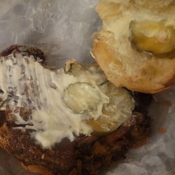 I guess they felt I wanted extra mayo plus the st.paul looks like it was fries in old grease. I'm done with this place.