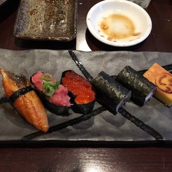 Shiro's - Tamago - last piece on the right was an amazing sweet finisher. - Sushi Bars Near Me - Seattle, Washington