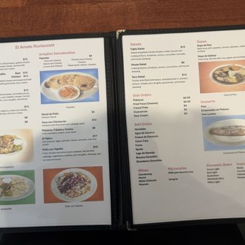 El Amate - Menu - Salvadoran Near Me - Palm Bay, Florida