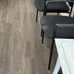 Greenberg Dental & Orthodontics - Almost all seats look like this in the waiting area and the floor was covered in dirt/sand/ random crap.