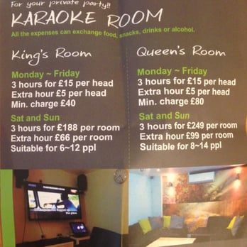 Ho-ja - Ho-Ja's Karaoke Room Options - Taiwanese Near Me - London, XGL