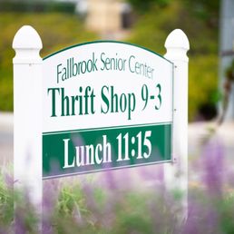 Exterior photo of Fallbrook Senior Center Thrift Store - Fallbrook, California Exterior photo of Fallbrook Senior Center Thrift Store - Fallbrook, California
