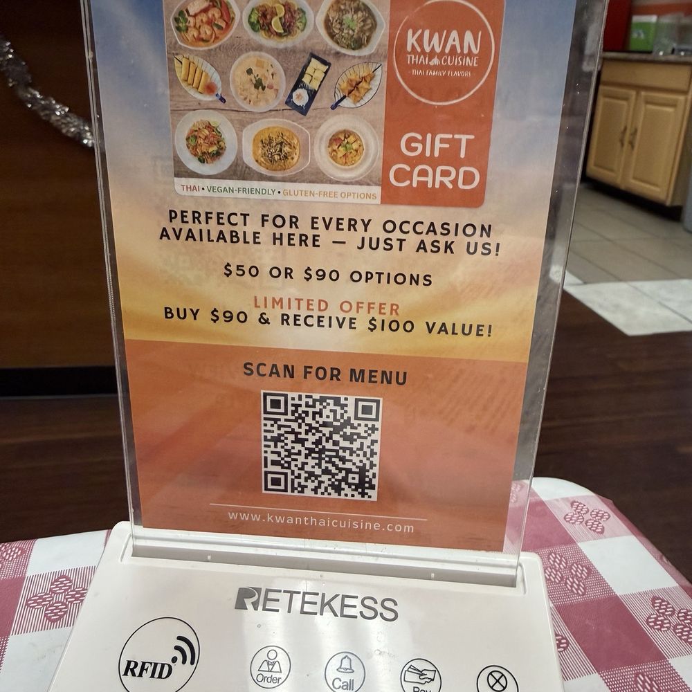 Kwan Thai Cuisine - Call button at your table - Thai Near Me - Vancouver, Washington