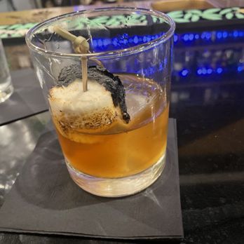 Pineapple Ink Tavern - Campfire old fashion - Beer Bar Near Me - Augusta, Georgia