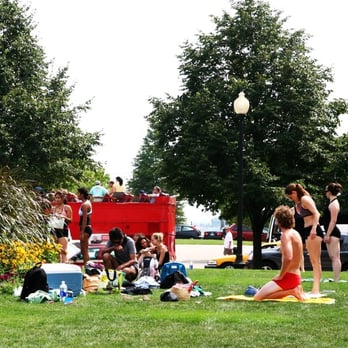 Navy Pier - A yoga competition - really (photographed by Dave Hong) - Landmarks & Historical Buildings Near Me - Chicago, Illinois Navy Pier - A yoga competition - really (photographed by Dave Hong) - Landmarks & Historical Buildings Near Me - Chicago, Illinois