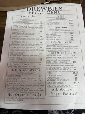 Menu photo 3 Drewbies Restaurant Sedona, AZ Menu photo 3 Drewbies Restaurant Sedona, AZ