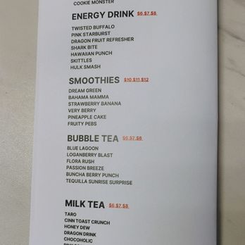 LKPT Energy House - Other side of the menu December 2025 - Bubble Tea Near Me - Lockport, New York LKPT Energy House - Other side of the menu December 2025 - Bubble Tea Near Me - Lockport, New York