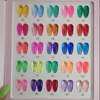 De Colores Nail Bar - Jelly palette #2 - Nail Salons Near Me - Fullerton, California