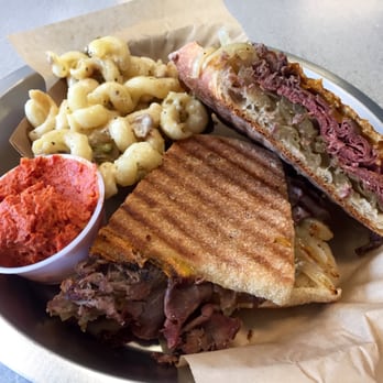 Aioli - Roast Beef & Caramelized Onion grilled sandwich with one small side ($10.75) - Cafes Near Me - West Palm Beach, Florida Aioli - Roast Beef & Caramelized Onion grilled sandwich with one small side ($10.75) - Cafes Near Me - West Palm Beach, Florida