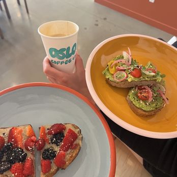 Oslo Coffee - Avocado toast and berry toast - Coffee & Tea Near Me - Ladera Ranch, California