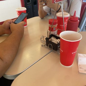 Steak ’n Shake - Family enjoying our weekend at Steak 'n Shake - Burgers Near Me - Yucca Valley, California Steak ’n Shake - Family enjoying our weekend at Steak 'n Shake - Burgers Near Me - Yucca Valley, California