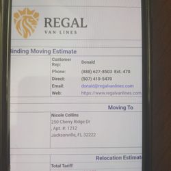Local & Long Distance Movers - REGAL VAN LINES ‍