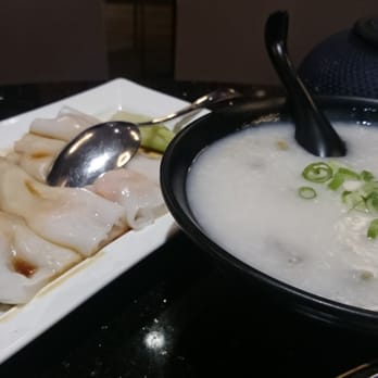 Dim Sum Factory - Shrimp rice noodle roll (蝦腸粉) and congee (皮蛋瘦肉粥) - Dim Sum Near Me - Bellevue, Washington Dim Sum Factory - Shrimp rice noodle roll (蝦腸粉) and congee (皮蛋瘦肉粥) - Dim Sum Near Me - Bellevue, Washington