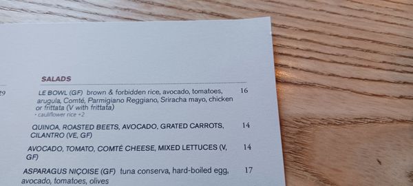 Menu photo 3 Zinqué Malibu, CA Menu photo 3 Zinqué Malibu, CA