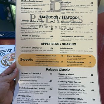 Palapas Brunch & Lounge - Mexican Near Me - Corona, California
