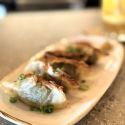 Shrimp & Hamakua Mushroom Potstickers