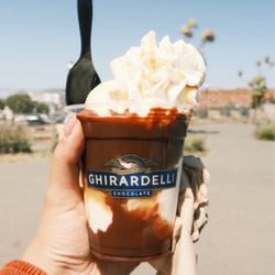 The Original Ghirardelli Chocolate & Ice Cream Shop - Sea salt caramel sundae