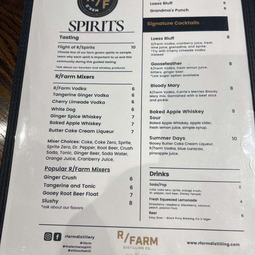 R/ Farm Distilling - Distilleries Near Me - Mound City, Missouri