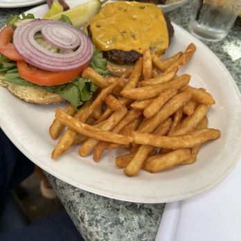 Merchant & Main Grill & Bar - Standard cheeseburger- no bacon jam - Bars Near Me - Vacaville, California Merchant & Main Grill & Bar - Standard cheeseburger- no bacon jam - Bars Near Me - Vacaville, California