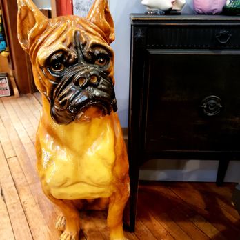 ReFabulous - Antique Boxer Dog Statue - Antiques Near Me - Cedarburg, Wisconsin