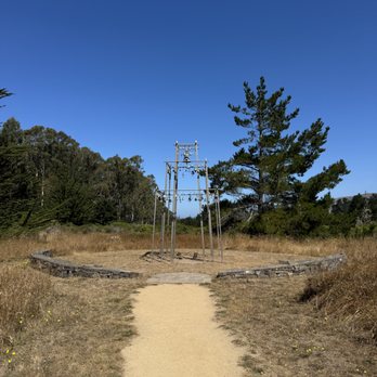 Children's Bell Tower - Walking the path to the bell tower - Local Flavor Near Me - Bodega Bay, California