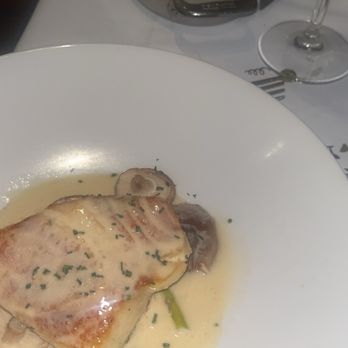 The Capital Grille - Pan-Seared Sea Bass with Shiitake Mushrooms, Asparagus and Miso Butter - Steakhouses Near Me - Raleigh, North Carolina The Capital Grille - Pan-Seared Sea Bass with Shiitake Mushrooms, Asparagus and Miso Butter - Steakhouses Near Me - Raleigh, North Carolina