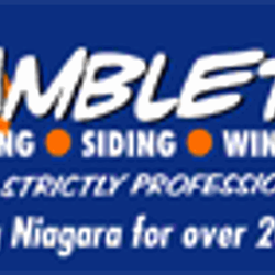 Hamblet's Roofing Siding Windows - Logo