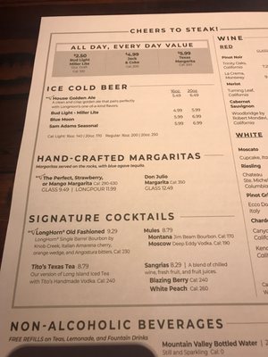 Menu photo 1 LongHorn Steakhouse Reading, PA