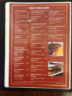 Menu photo 5 Peru Puro Sabor Davie, FL