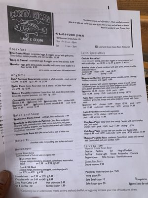 Menu photo 2 Land & Sea Ridgway, CO