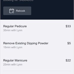 Luxe Nail Spa & Lashes - These are original charges but changed abruptly in a matter of seconds