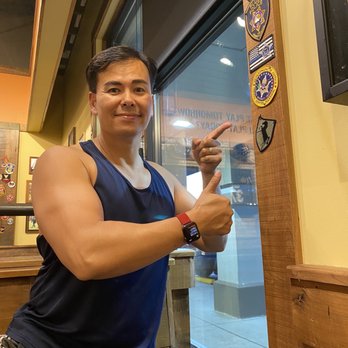 Mission BBQ - He found his 1st unit patch. - Barbeque Near Me - Alexandria, Virginia Mission BBQ - He found his 1st unit patch. - Barbeque Near Me - Alexandria, Virginia