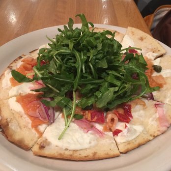 The Coffee Studio - Smoked salmon flatbread (about $9) - Coffee & Tea Near Me - Chicago, Illinois