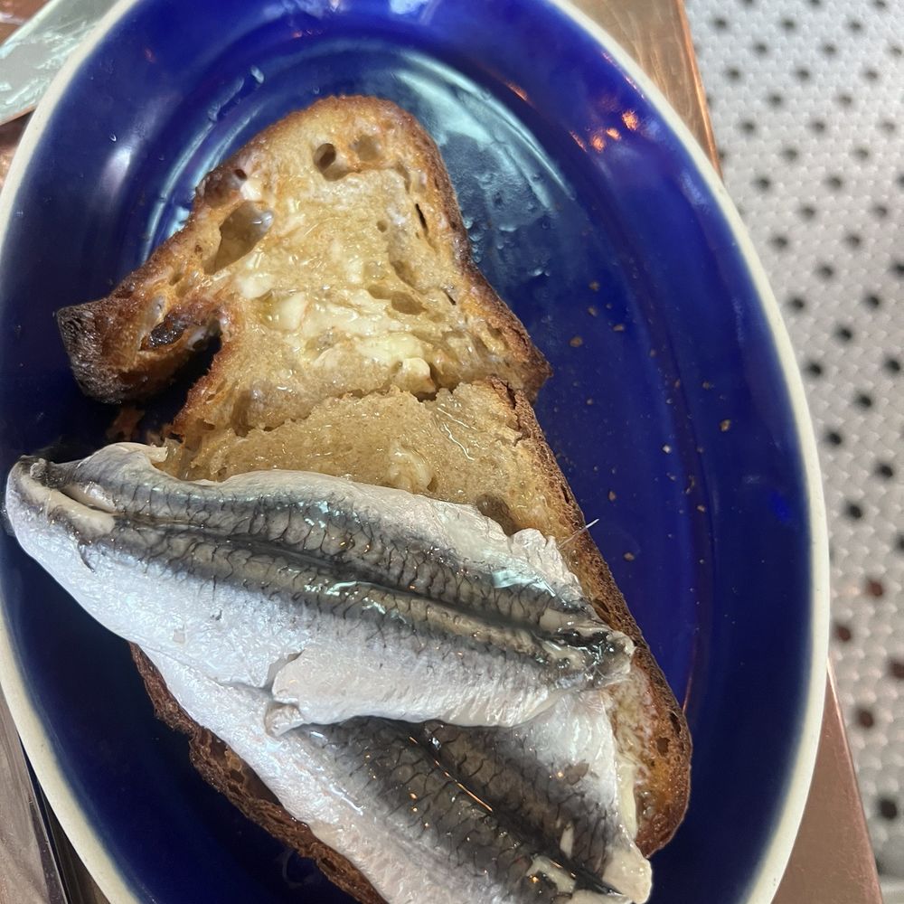 Valentina - Anchovy on toast - Seafood Near Me - Encinitas, California Valentina - Anchovy on toast - Seafood Near Me - Encinitas, California