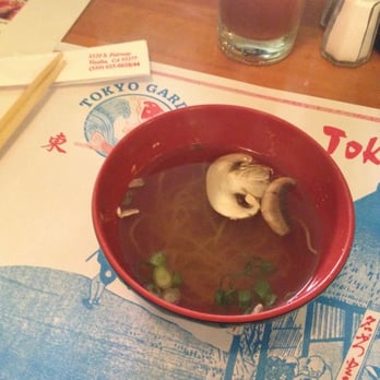 Tokyo Garden - Miso Soup had noodles! - Sushi Bars Near Me - Visalia, California Tokyo Garden - Miso Soup had noodles! - Sushi Bars Near Me - Visalia, California