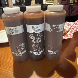 Sauce choices Sauce choices