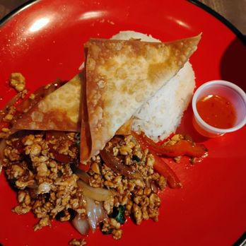 Block 9 Thai Street Eats - Basil chicken lunch special - Thai Near Me - Henderson, Nevada Block 9 Thai Street Eats - Basil chicken lunch special - Thai Near Me - Henderson, Nevada