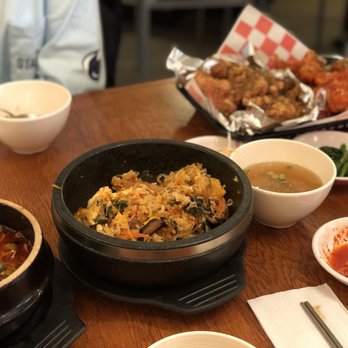 The Koop: Korean Chicken and Cuisine - (yookgaejang) +   (dolsot bibimbap) + boneless chicken - Chicken Wings Near Me - State College, Pennsylvania
