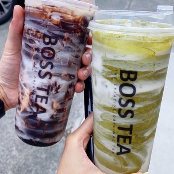 Boss Tea - V1. Mocha Vietnamese Coffee B1. Matcha Hurricane - Coffee & Tea Near Me - Seattle, Washington