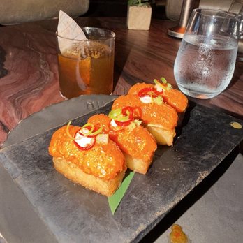 MILA Restaurant - Crispy rice with tuna, delicious - Mediterranean Near Me - Miami Beach, Florida
