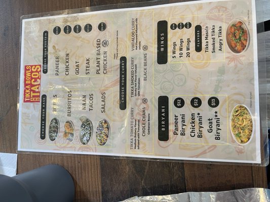 Menu photo 1 Tikka Bowls and Tacos Saint Johns, FL Menu photo 1 Tikka Bowls and Tacos Saint Johns, FL