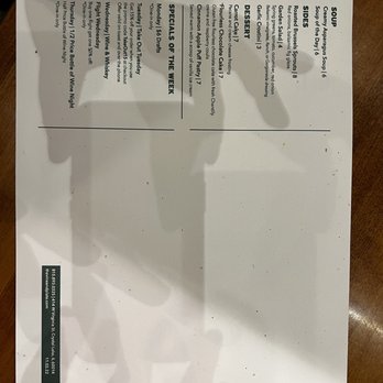 Vine & Plate - Menu back - Wine Bars Near Me - Crystal Lake, Illinois Vine & Plate - Menu back - Wine Bars Near Me - Crystal Lake, Illinois