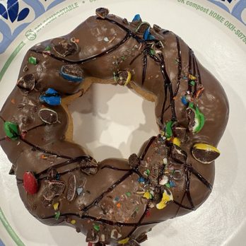 Cafe Soul Cups - Chocolate M&Ms Mochi donut - Coffee & Tea Near Me - Cary, North Carolina
