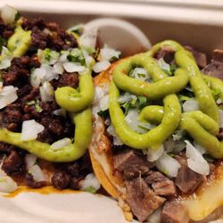 Taqueria Rancho Grande - Vulcanes (left: campechano, right: especial)
